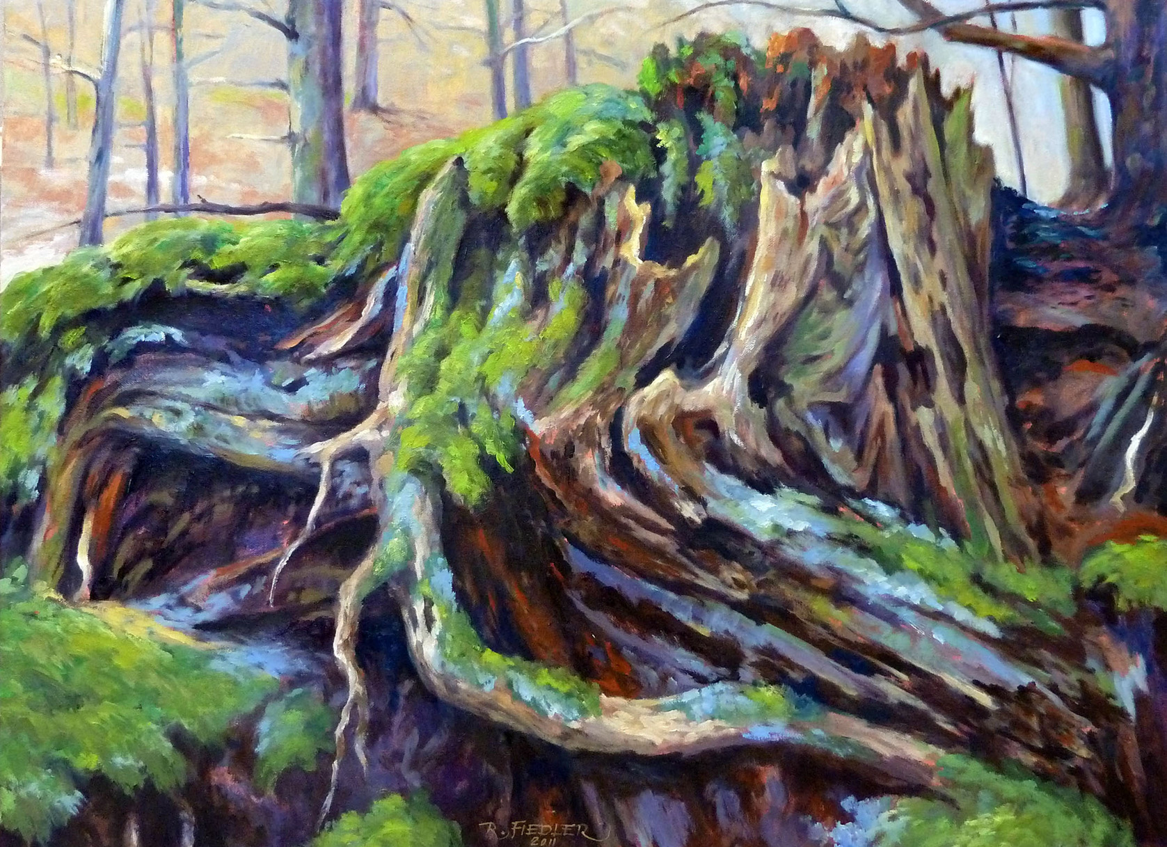 Die braune Wurzel lebt