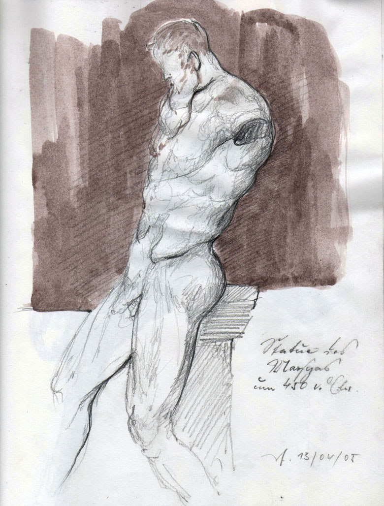 Statue des Marsyas um 450 v. Chr.